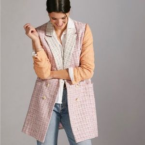 Hutch mixed plaid blazer
